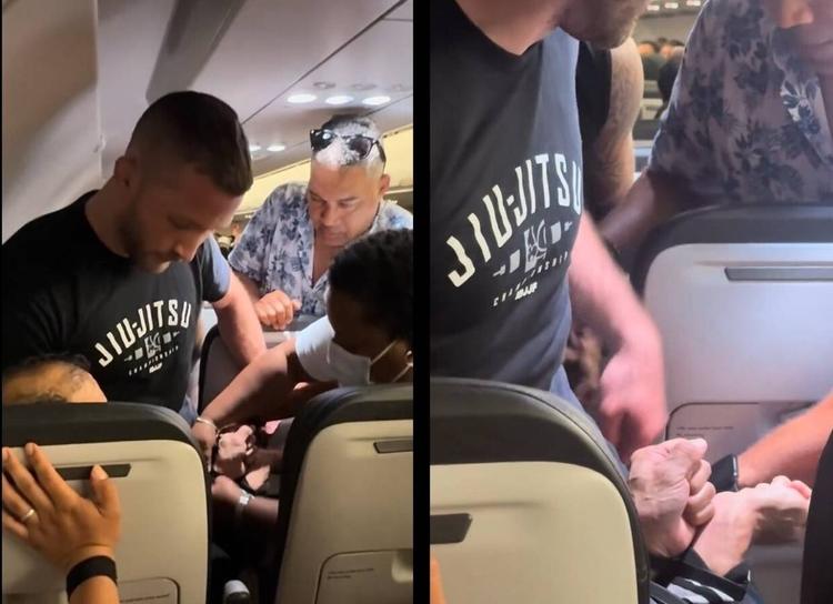 Tenta di aprire il portellone e aggredisce l'equipaggio: ex lottatore MMA lo ferma