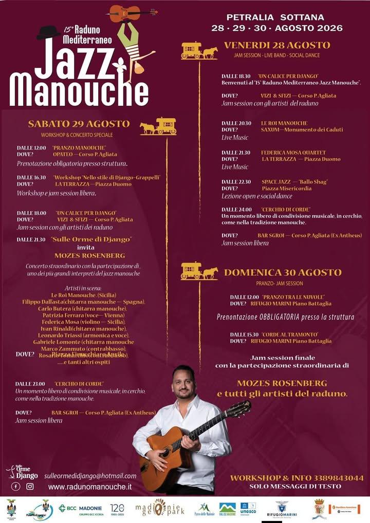 📅 𝐈𝐥 𝐏𝐫𝐨𝐠𝐫𝐚𝐦𝐦𝐚 𝐂𝐨𝐦𝐩𝐥𝐞𝐭𝐨 🎸 𝐕𝐞𝐧𝐞𝐫𝐝𝐢̀ 𝟐𝟖 𝐀𝐠𝐨𝐬𝐭𝐨 𝐉𝐚𝐦 𝐒𝐞𝐬𝐬𝐢𝐨𝐧, 𝐋𝐢𝐯𝐞 𝐁𝐚𝐧�...