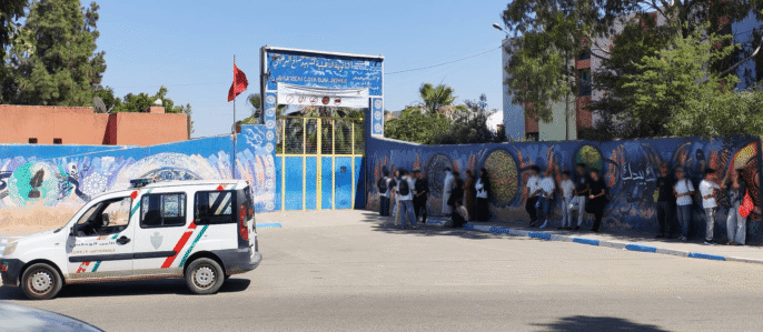 استنفار أمني واسع بابن جرير لتأمين امتحانات الأولى بكالوريا ومحيط مراكز الإجراء + صور