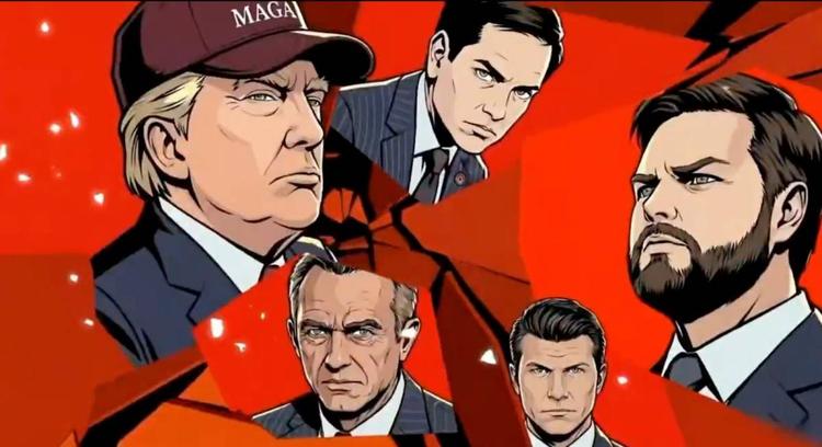 Anime, videogiochi e droni: il manifesto (efficace e spiazzante) della narrazione di Trump