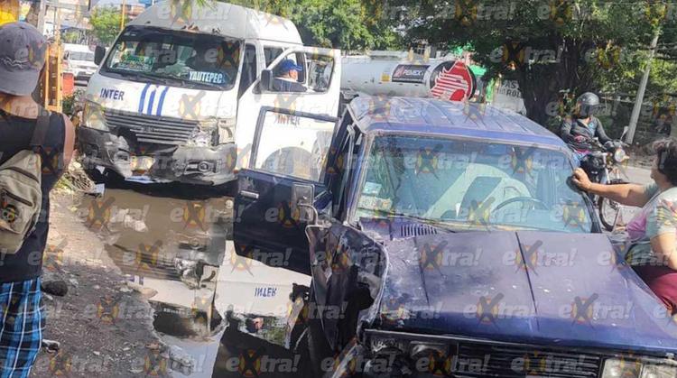 Brutal choque de Ruta Inter deja un lesionado en Cocoyoc