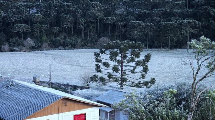 Frio avança pelo Centro-Sul nesta quarta; geada e mínimas abaixo de 10°C estão previstas