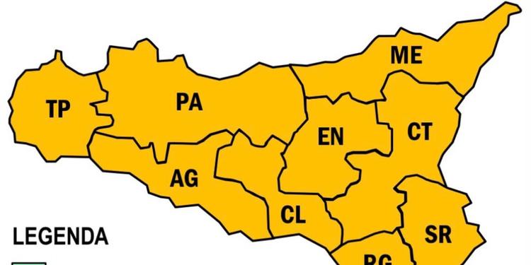 Maltempo, in Sicilia scatta l'allerta arancione per domani
