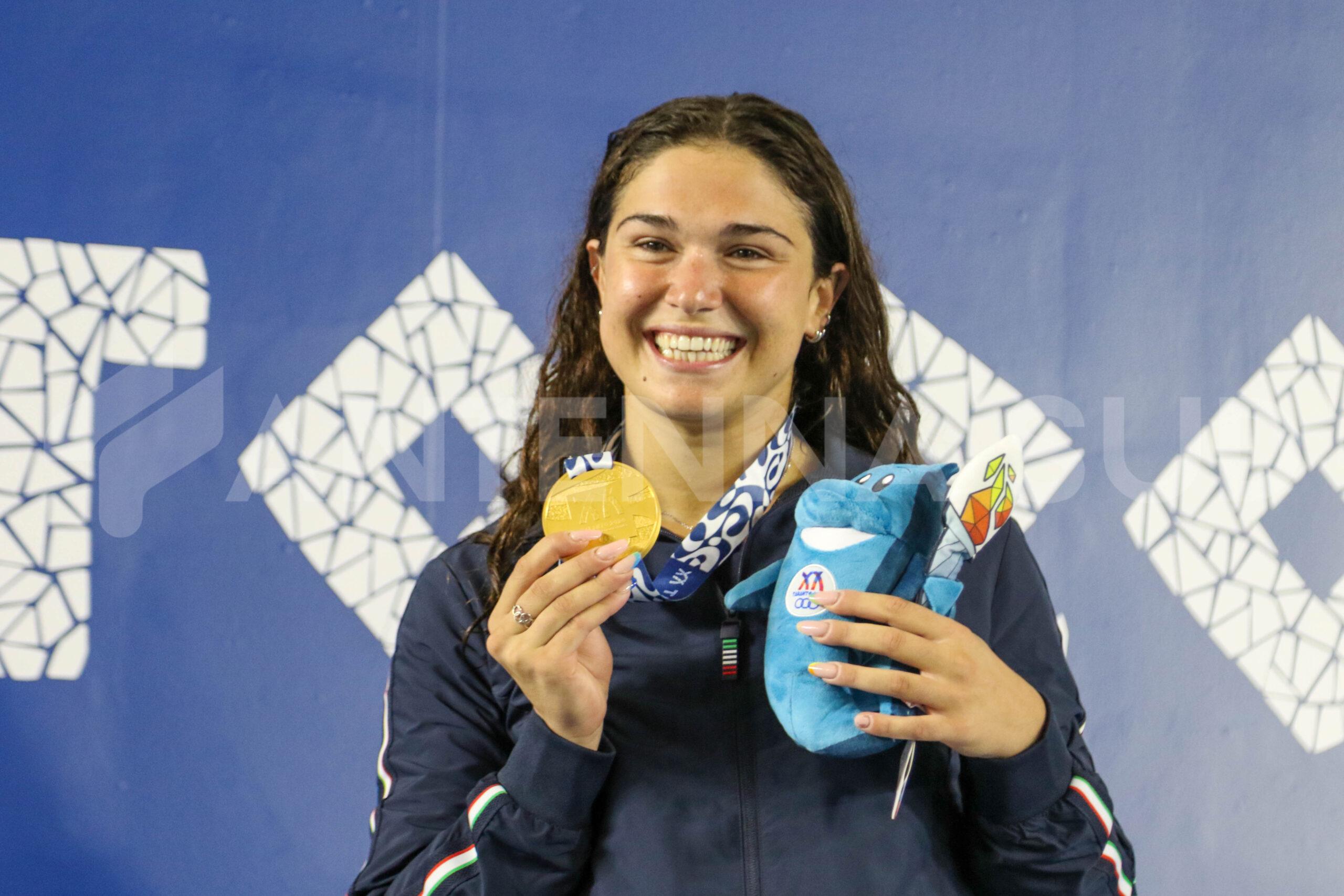 Benedetta Pilato oro nei 100 rana ai Giochi del Mediterraneo: la fotogallery