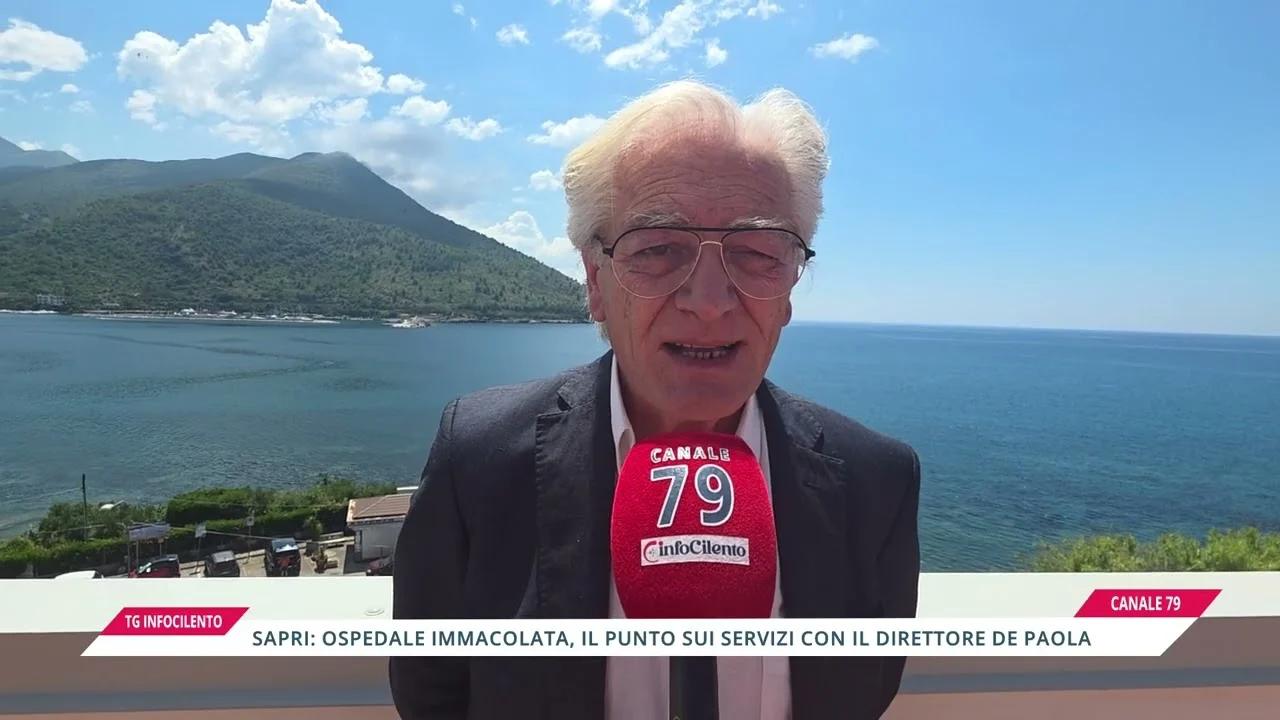 Ospedale “Immacolata” di Sapri: Punto Nascite, Case di Comunità e piano estate: parla De Paola, direttore sanitario