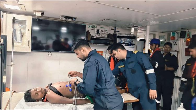 Odisha man suffers stroke on trawler, rescued