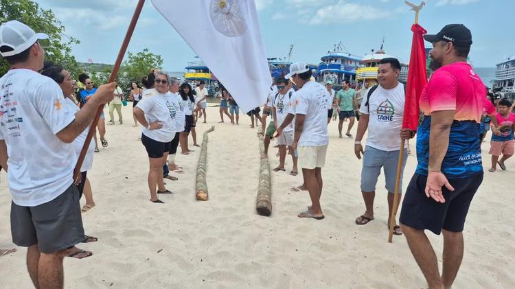 Busca dos Mastros movimenta águas de Alter do Chão e abre contagem regressiva para Sairé 2026 em Santarém