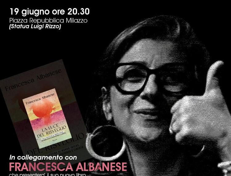 Palestina, Milazzo in collegamento con altre cento città italiane. Incontro con la scrittrice Francesca Albanese