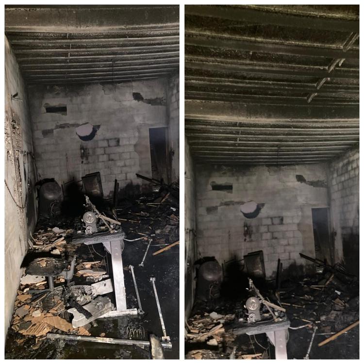 Incêndio atinge fábrica de sofás em Montes Claros