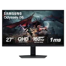 Samsung 27-Inch Odyssey G50D on white background