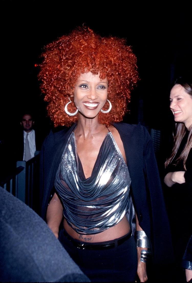 Iman At The 30Th Anniversary Party For Interview Photo By Robin Platzer/Twin