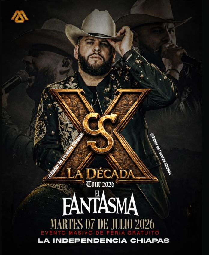 Concierto de El Fantasma – La Década Tour 2026