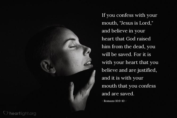 Verse of the Day - Romans 10:9-10