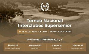 Este viernes se define el Torneo Nacional Interclubes Supersenior