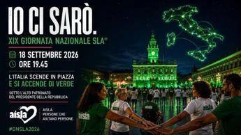 Giornata Sla, l'Italia si accende di verde