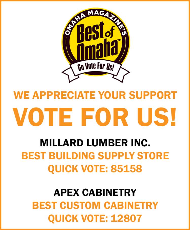 Vote for Us for Best of Omaha!