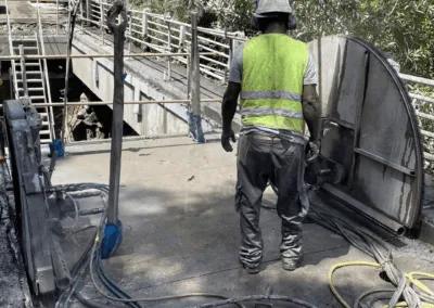 Reconstruction de l'ouvrage de franchissement de la ravine de la Souris Chaude