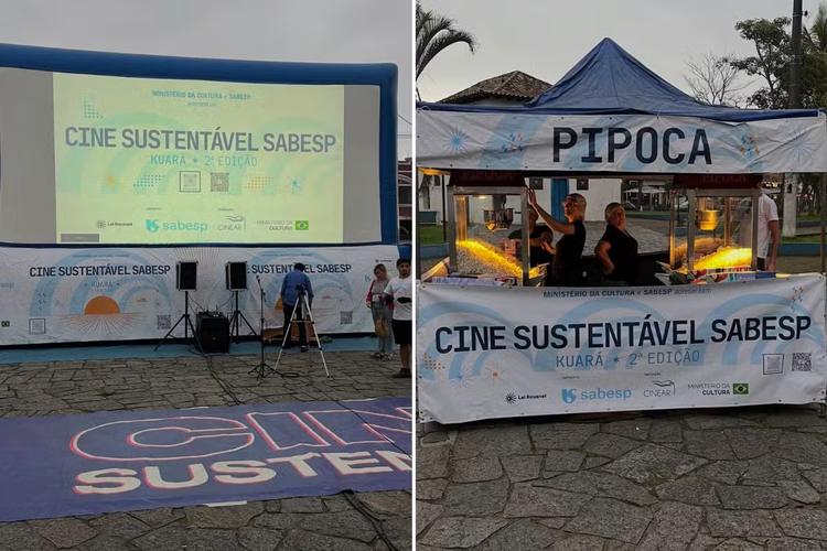 Cinema ao ar livre com sessões gratuitas percorre quatro cidades do litoral de SP; confira a programação