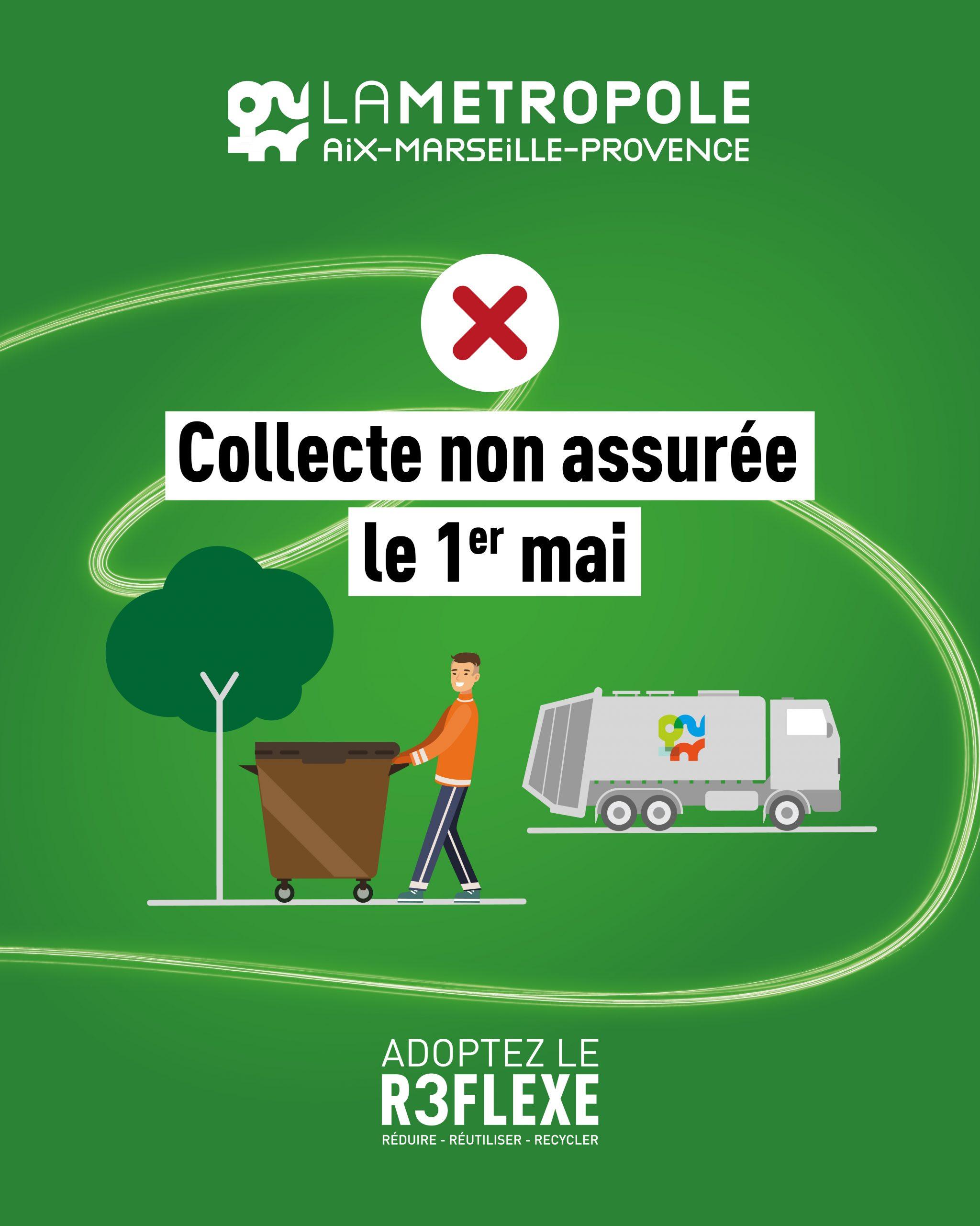 1er mai – collecte des déchets et accès à la déchèterie