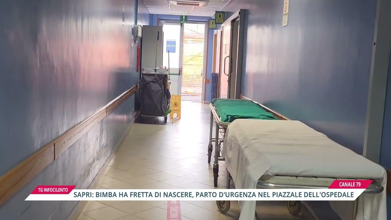 Sapri: bimba ha fretta di nascere, parto d’urgenza nel piazzale dell’ospedale “Immacolata”