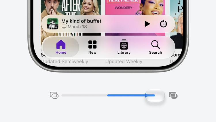 apple iphone liquid glass toggle