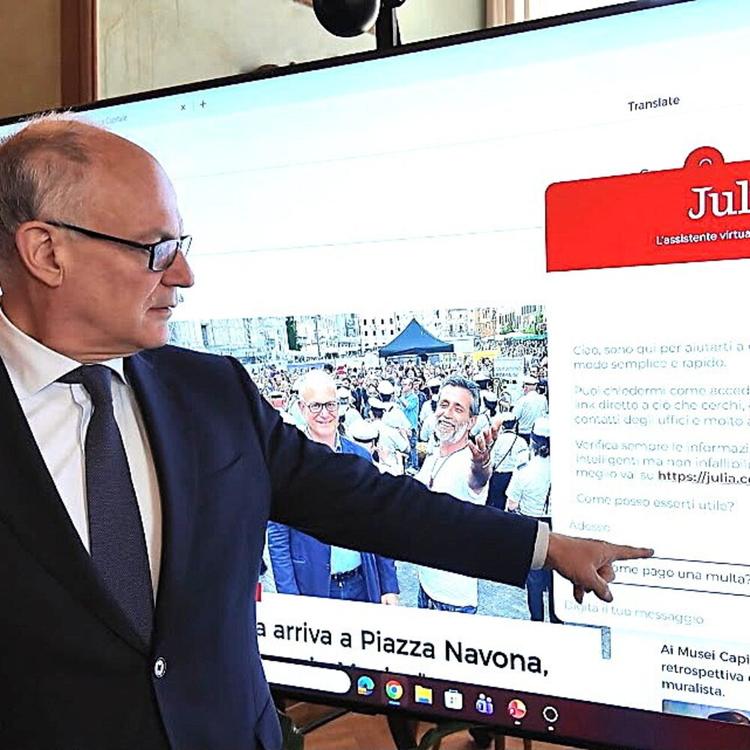 L'assistente virtuale Julia 2.5 sul sito del Comune di Roma