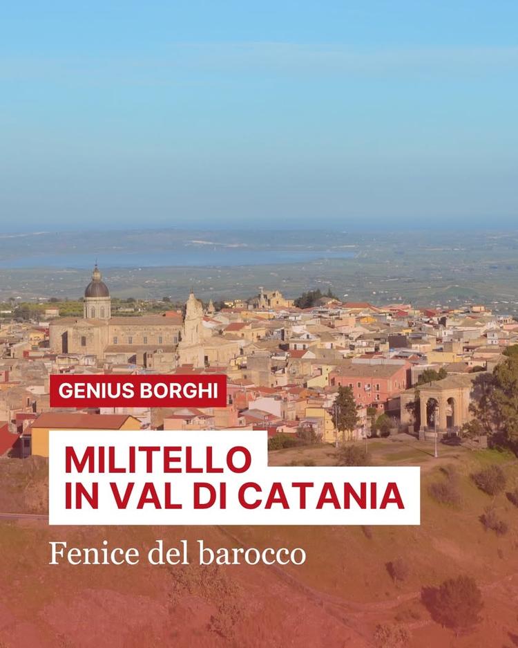 Esiste un borgo che ha fatto della sua rinascita la propria bellezza. ✨ Oggi vi portiamo a Militello in Val di Catania,...