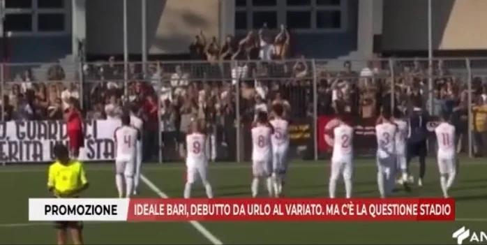 Ideale Bari, debutto da urlo in casa. Ma si cerca uno stadio diverso