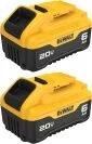 DeWalt 20V MAX 6.0Ah Premium Lithium-Ion Battery 2-Pack