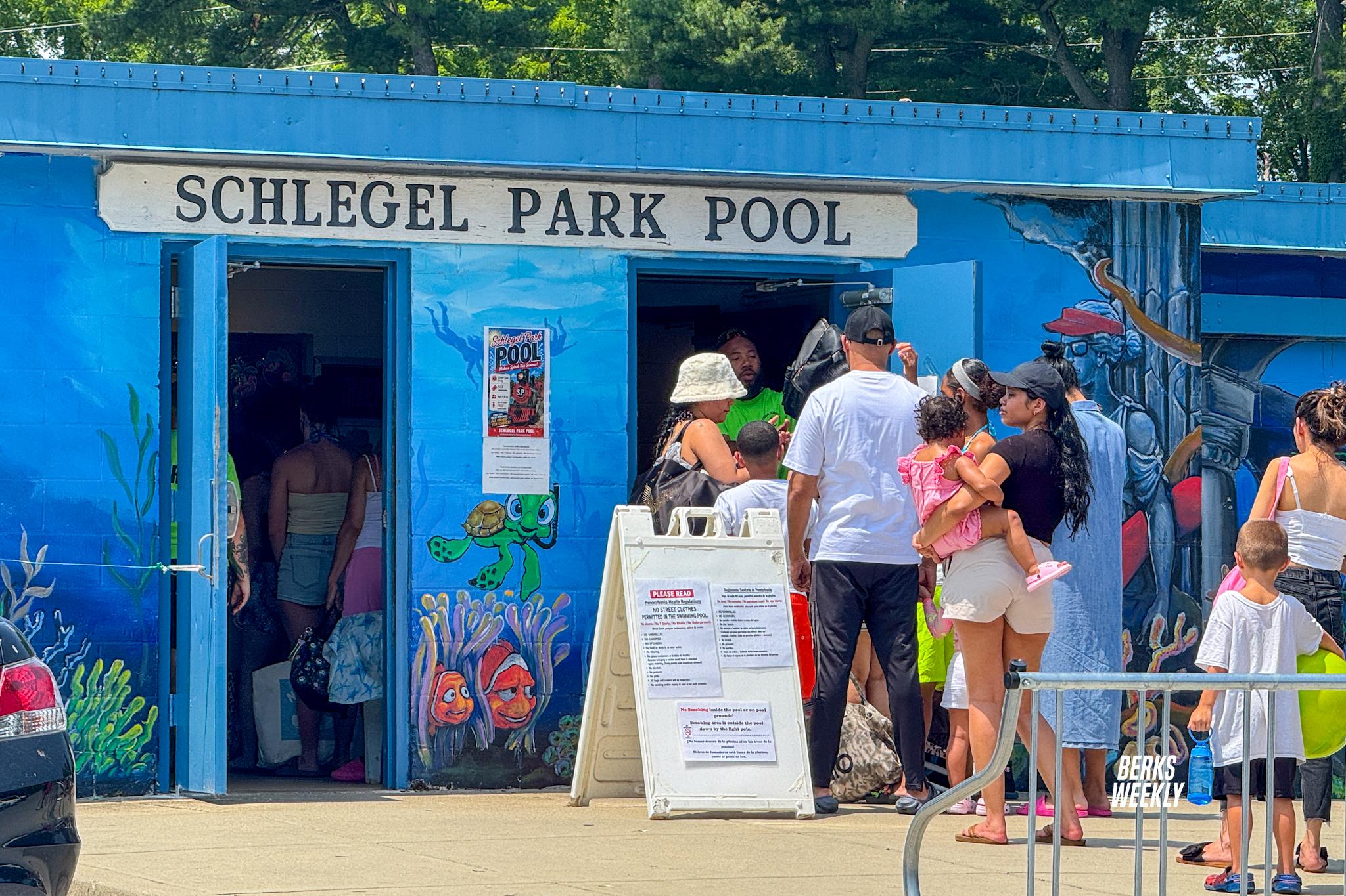 Reading residents to receive free admission to Schlegel Pool Thursday and Friday amid extreme heat
