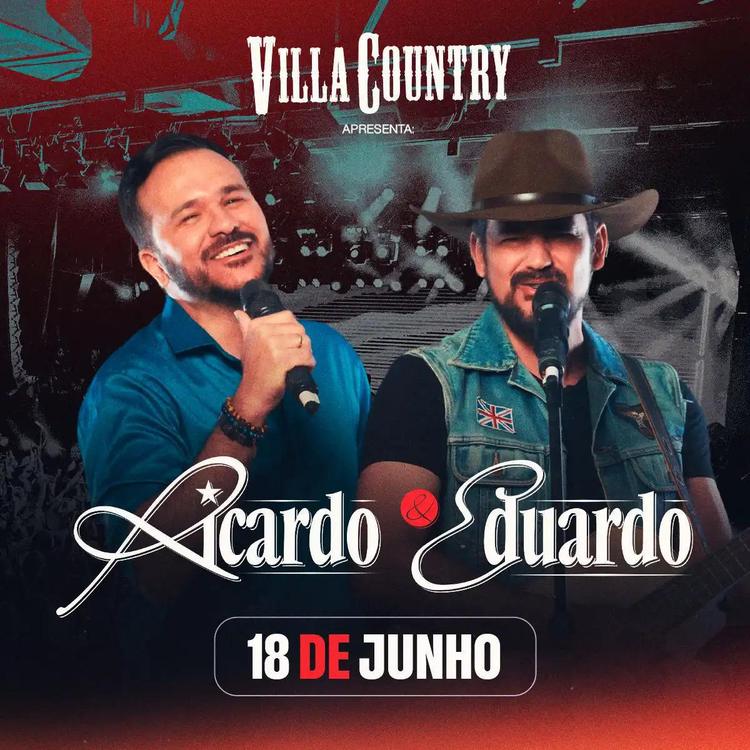 A dupla Ricardo e Eduardo informa que realizará normalmente sua apresentação no Villa Country nesta quinta-feira, 18 de junho, às 22h.