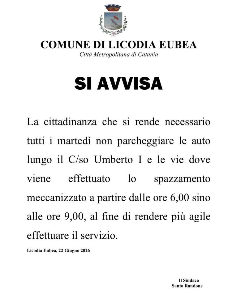 Comune di Licodia Eubea Posted