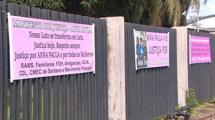 Caso Ana Paula: protesto é realizado por familiares de jovem morta estrangulada em Santana