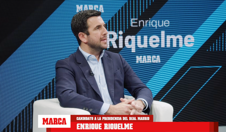 Enrique Riquelme aspirante a la presidencia del Real Madrid concede su primera entrevista en exclusiva en MARCA 