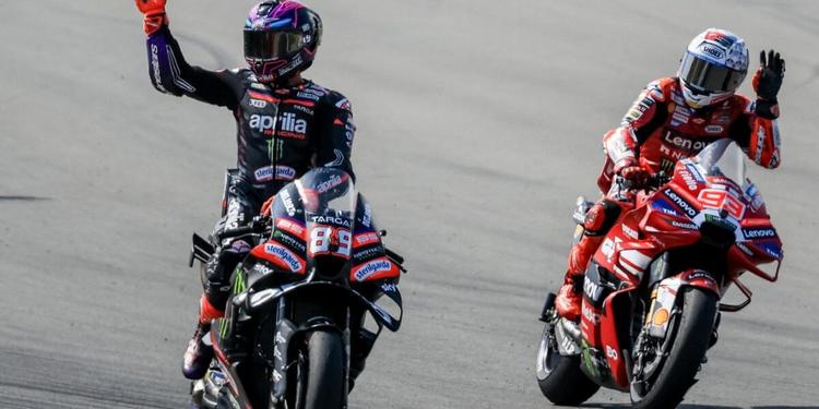 MotoGp in Repubblica Ceca: vince la Ducati di Marc Marquez, terzo Bagnaia