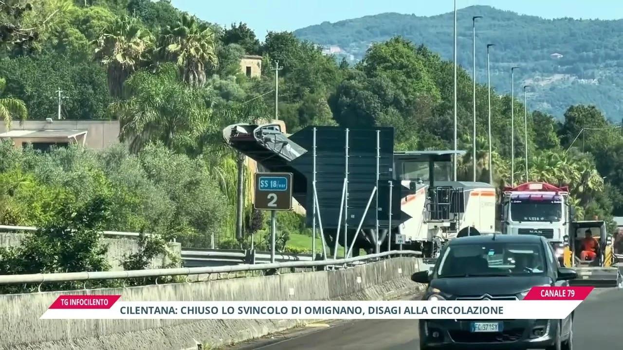 Cilentana, svincolo di Omignano chiuso: è caos viabilità tra lunghe code e disagi
