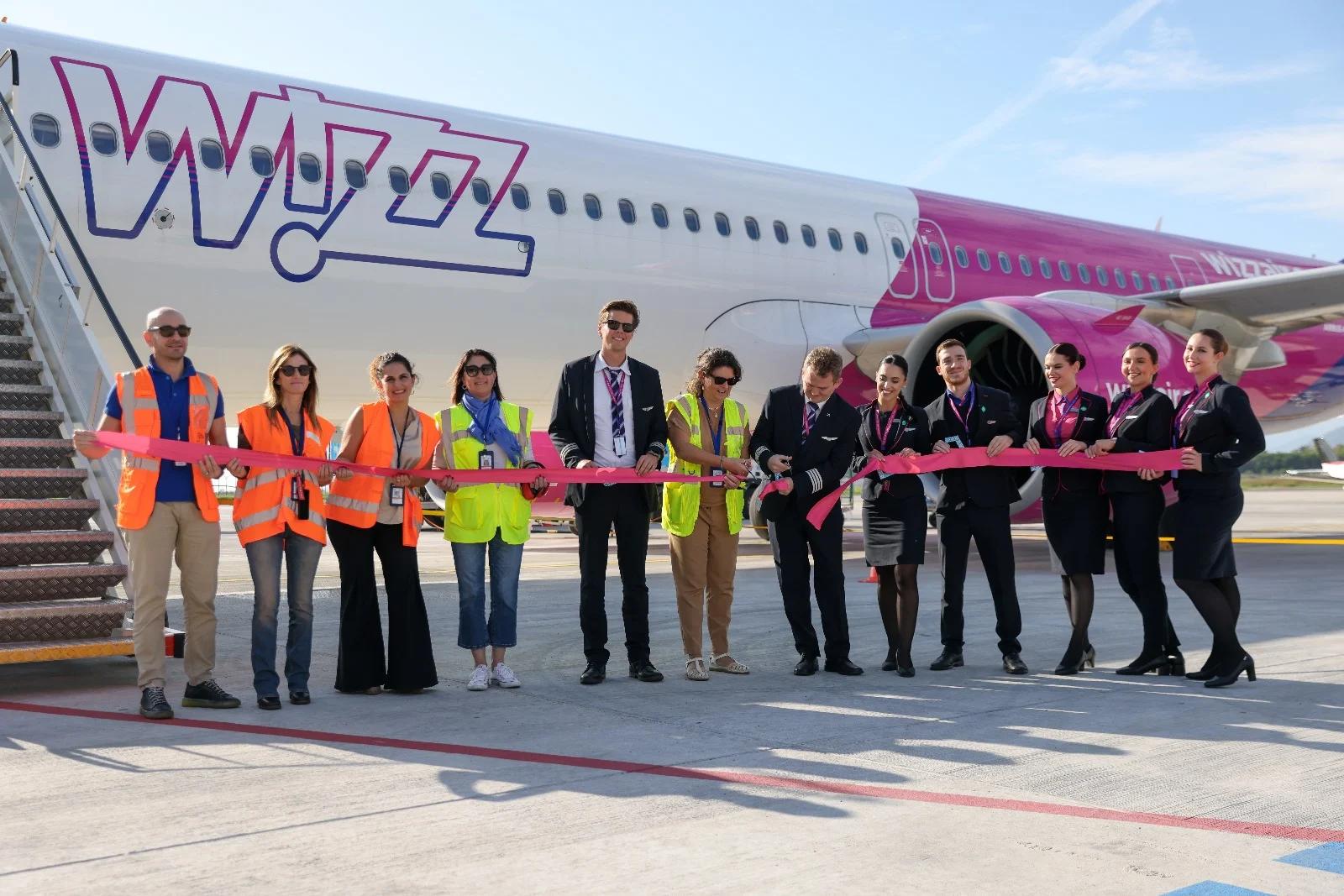 Wizz Air sbarca a Salerno nel 2027: tre nuove rotte internazionali
