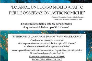 Iniziative per il 50° anniversario del telescopio "Gian Domenico Cassini"