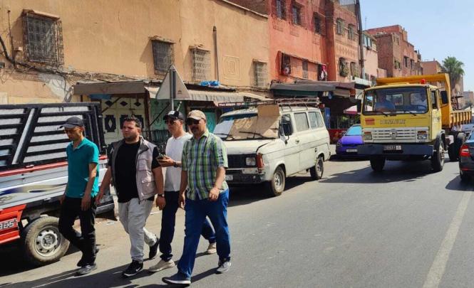 السلطة المحلية بسيدي يوسف تواصل حربها على احتلال الملك العمومي + صور