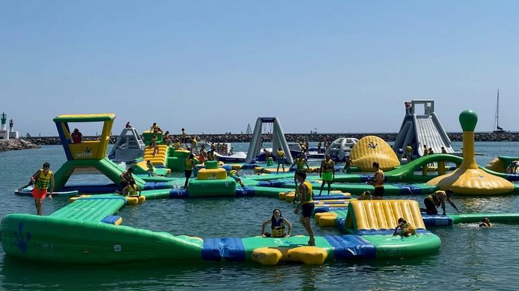 Mauguio : Aquajump 34 régale petits et grands