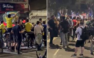 PM interdita Rua Maria Antônia após apoiadores de Lula e Flávio Bolsonaro trocarem xingamentos em atos