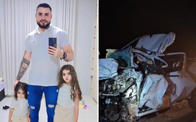 Empresário e duas filhas morrem em acidente envolvendo carreta na BR-414