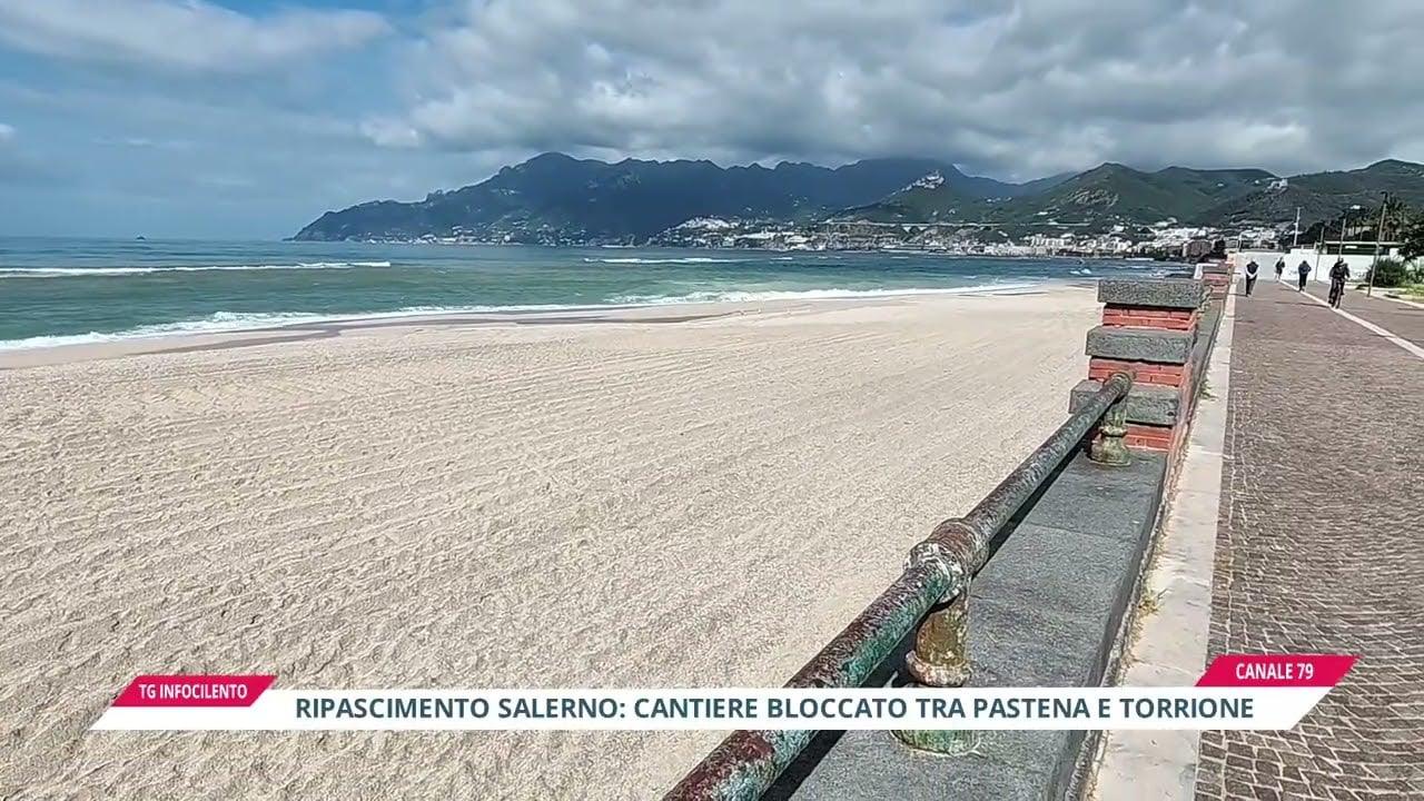 Salerno, stop al ripascimento tra Pastena e Torrione: cantiere sospeso a un passo dalla scadenza