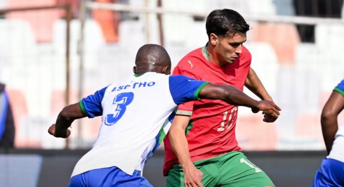 المغرب يتغلب على ليسوتو بثنائية