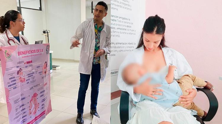 Preparación física y emocional: IMSS Morelos orienta a parejas sobre lactancia materna