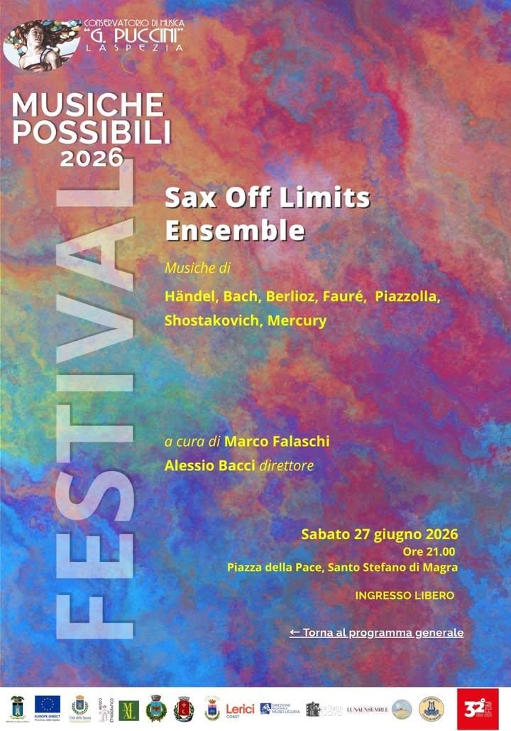 Stasera, sabato 27 giugno, alle ore 21:00 in Piazza della Pace concerto del Conservatorio G.Puccini della Spezia. Nell’a...