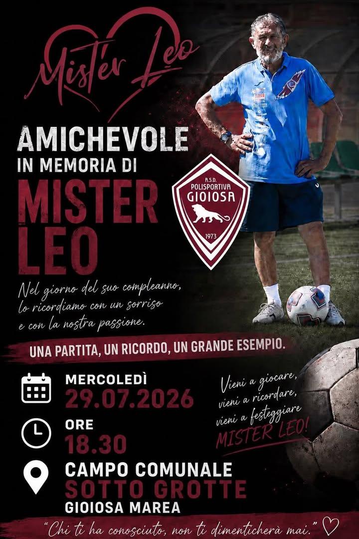 ⚽ Ci sono persone che lasciano un segno indelebile. Mister Leo è una di queste. Nel giorno del suo compleanno, la comuni...