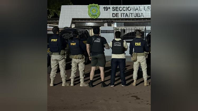 Foragido por tráfico de drogas é preso em Itaituba em operação conjunta da PRF e PF