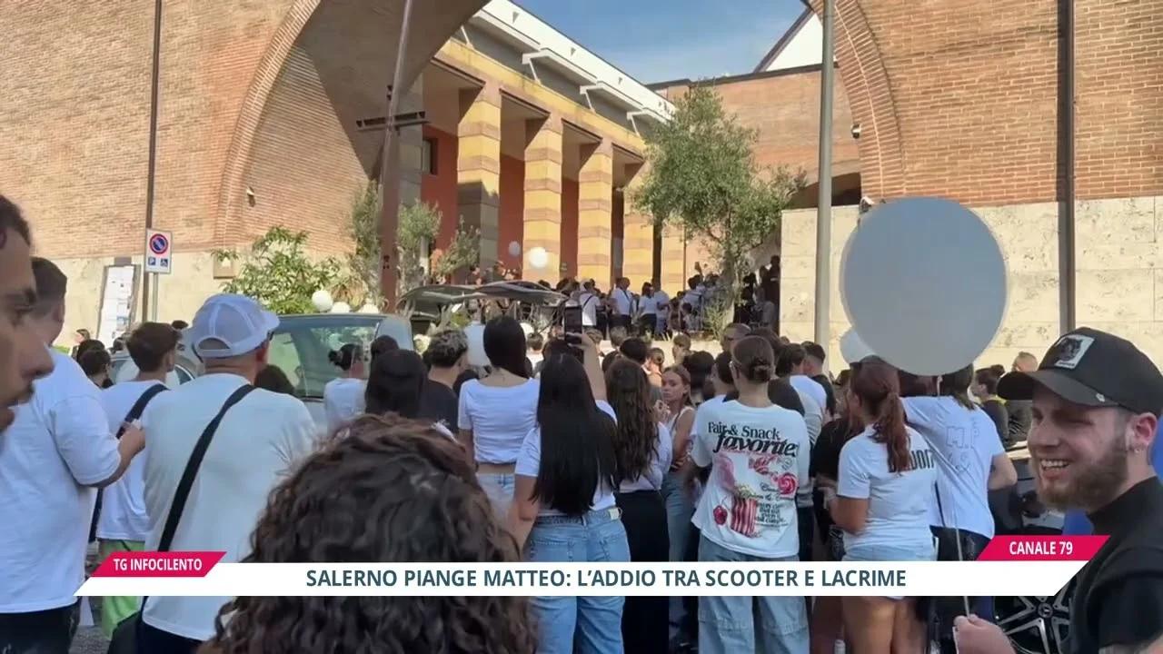 Salerno piange Matteo Petti: l’addio tra scooter e lacrime, appello della nonna ai giovani