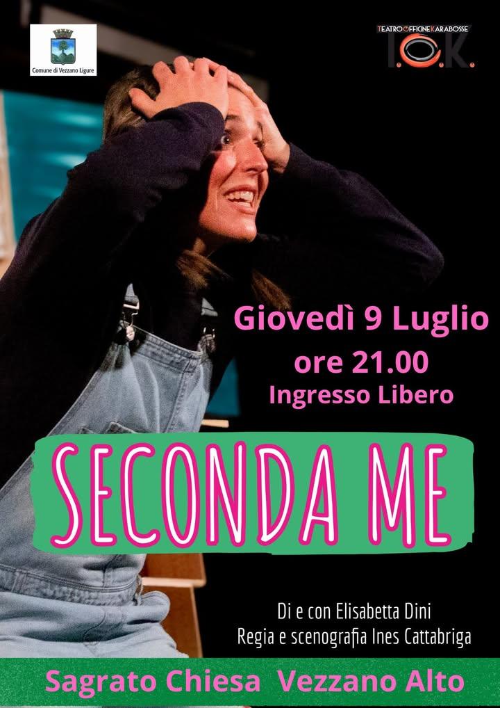 Appuntamento Teatrale Giovedì 9 luglio alle ore 21.00 sul Sagrato della Chiesa di Vezzano Alto con Officine T.O.K.  Ingr...